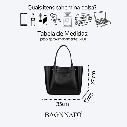 Bolsa em couro feminina Alice