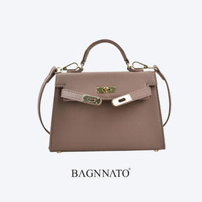 Bolsa Satchel em Couro feminina Kelly