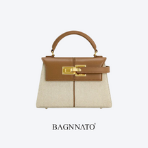 Bolsa Satchel em Couro Feminina Rocío