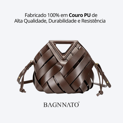 Bolsa Satchel em Couro Feminina Lune
