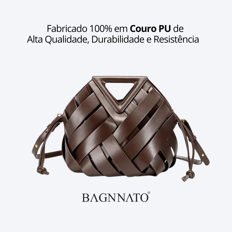 Bolsa Satchel em Couro Feminina Lune