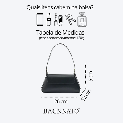 Bolsa Satchel em Couro Feminina Bella