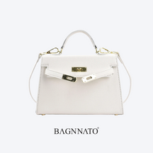 Bolsa Satchel em Couro feminina Kelly