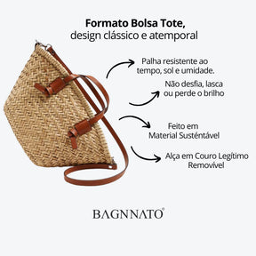 Bolsa feminina em Palha Giulia