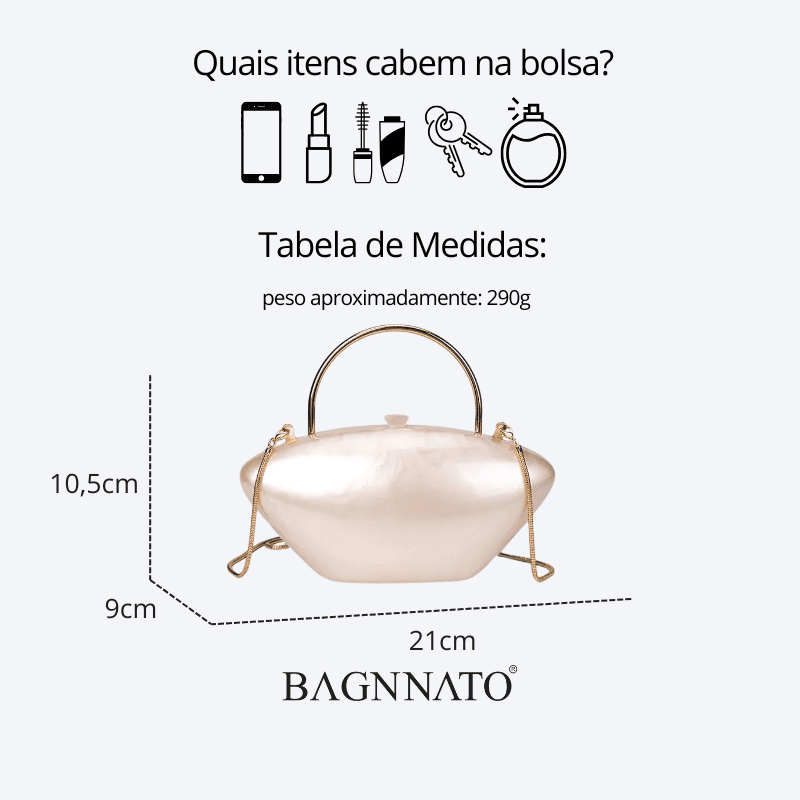 Bolsa em Acrílico Feminina Ornela