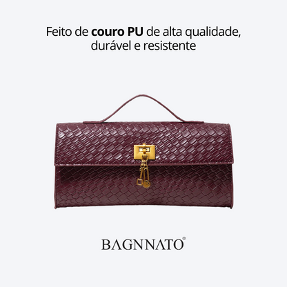 Bolsa Baguette em Couro Feminina Viana