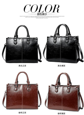 Bolsa feminina corpo cruz bolsa de ombro couro genuíno compras moda escritório feminino real mensageiro sacos alça superior