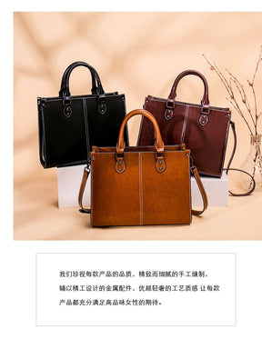 Bolsa feminina corpo cruz bolsa de ombro couro genuíno compras moda escritório feminino real mensageiro sacos alça superior