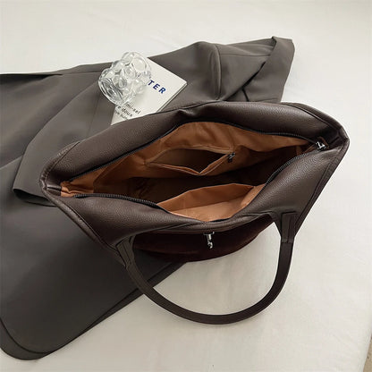 bolsa femimina bolsa grife luxo bolsa feminina elegante bolsas em promoção MOODS Mini Bucket Bolsas De Ombro Para As Mulheres Faux Suede Commuter Tote Bag Grande Capacidade Underarm Hobo Bag 2024 Inverno Novas Bolsas