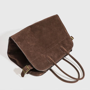 Vintage Faux Suede As sacolas para mulheres Bolsas de designer de luxo e bolsas 2024 Novo em couro PU Alça superior Grande capacidade Bolsa de ombro nas axilas alta qualidade Frete grátis