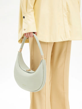 Bolsa crescente de pinho versátil, fresca e casual, elegante e luxuosa bolsa de axila de um ombro