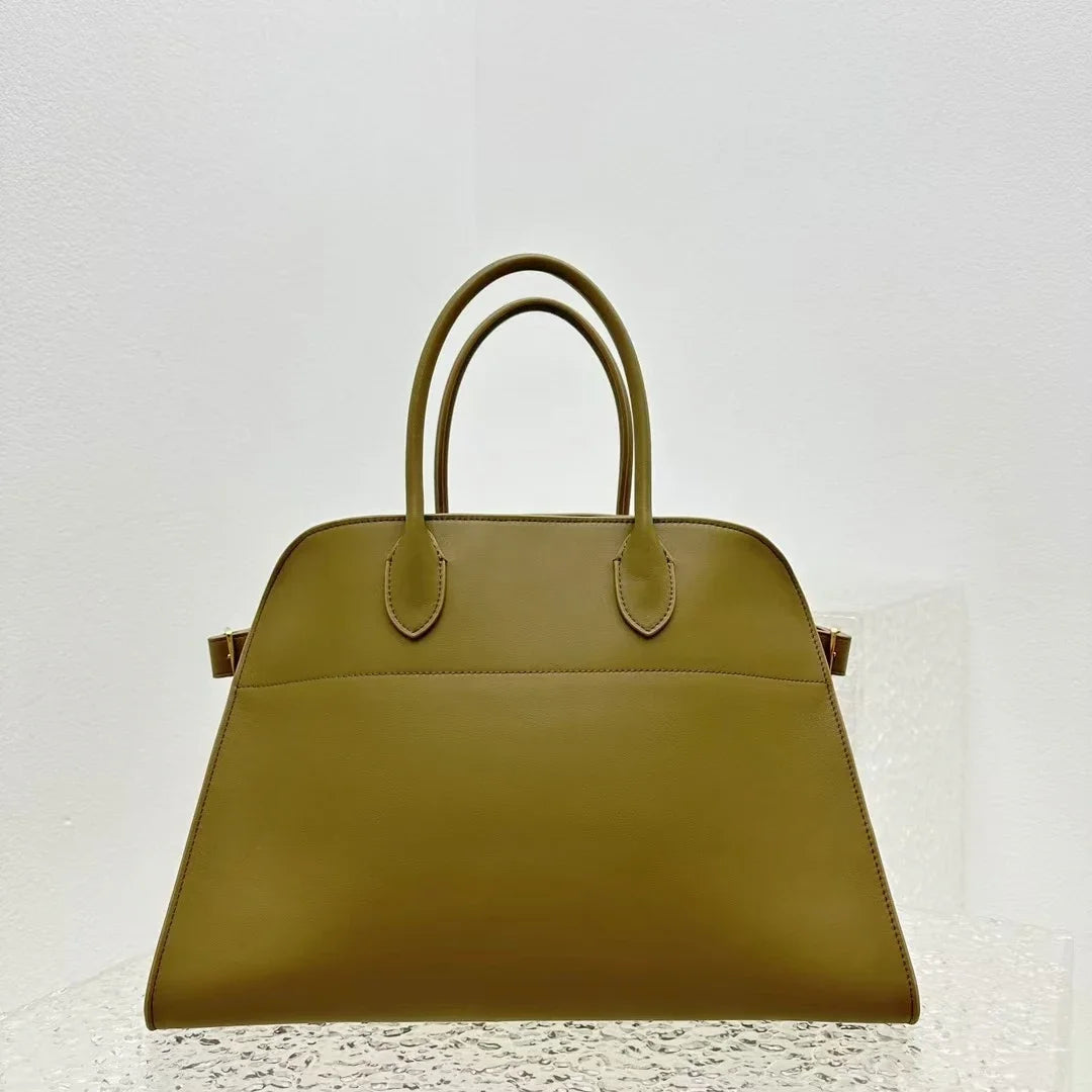 Alta qualidade margaux 15 bolsa de couro bolsa de ombro margaux15 macio couro genuíno grande capacidade camurça sacola