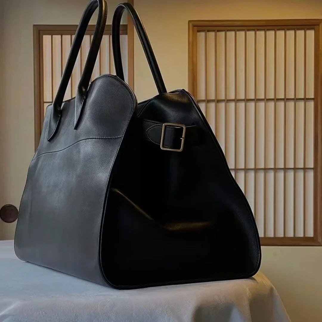 Alta qualidade margaux 15 bolsa de couro bolsa de ombro margaux15 macio couro genuíno grande capacidade camurça sacola