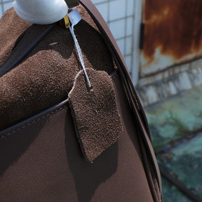 Bolsa tote de couro de camurça outono e inverno, couro fosco, alta qualidade, grande capacidade, bolsa de ombro