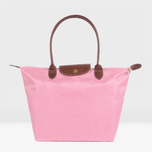 Bolsa de compras esportiva de nylon, bolsa de ombro único, à prova d'água, armazenamento versátil, fecho com zíper, bolso para celular