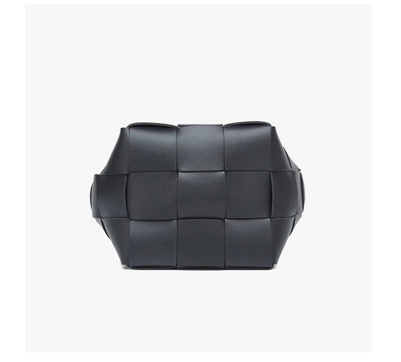 Bolsa tote pequena de tecido para mulheres com bolsa de couro vegano artesanal bolsa de ombro alça superior bolsa crossbody bolsas