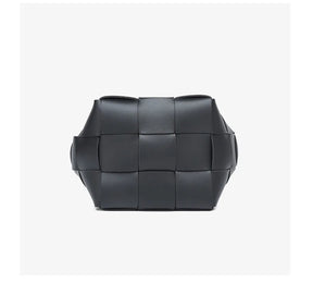 Bolsa tote pequena de tecido para mulheres com bolsa de couro vegano artesanal bolsa de ombro alça superior bolsa crossbody bolsas