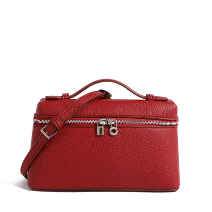 Moda lancheira saco de couro do plutônio mini moda feminina saco 2025 nova rede vermelha a mesma caixa portátil crossbody pequenos sacos