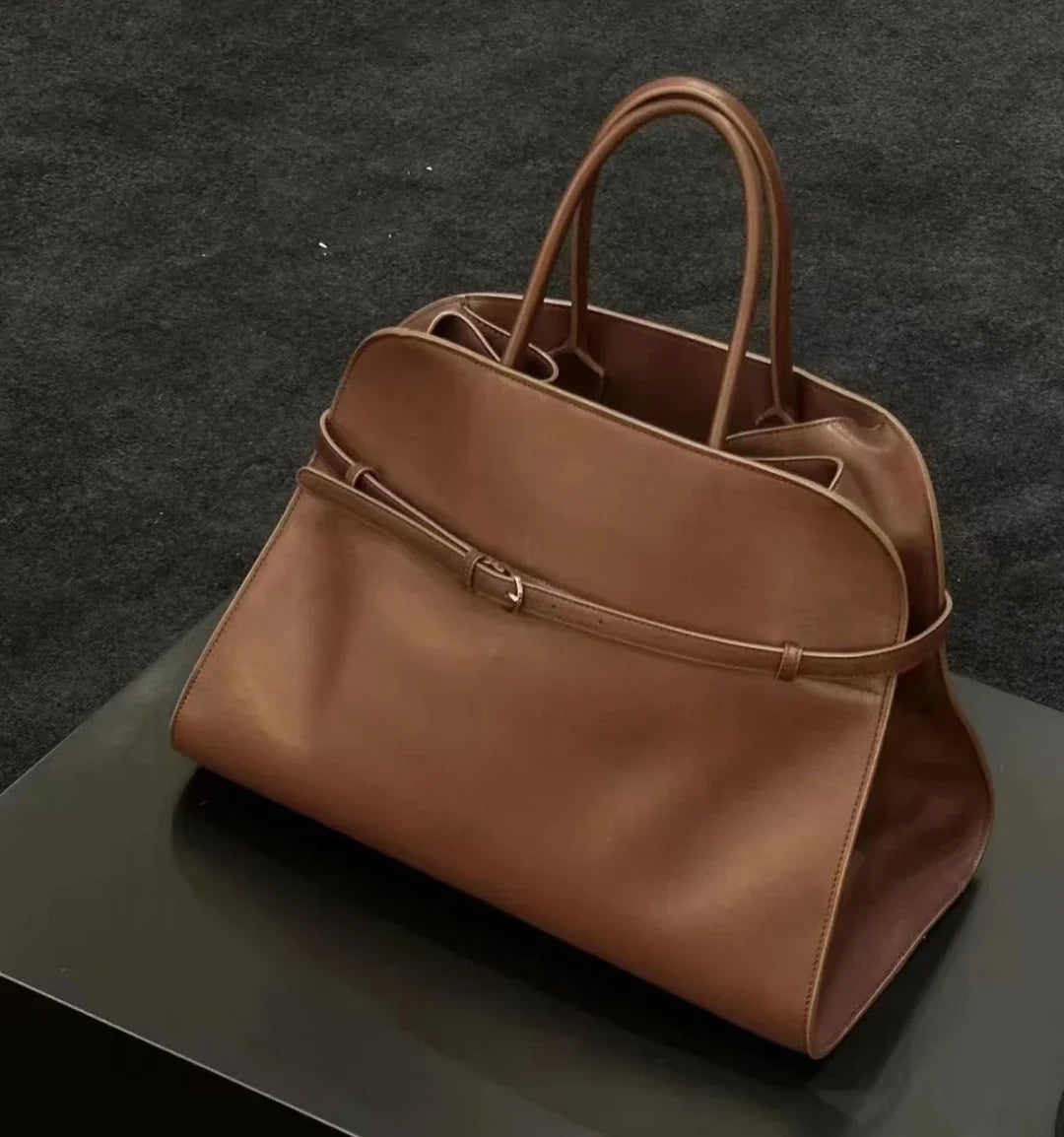 Alta qualidade margaux 15 bolsa de couro bolsa de ombro margaux15 macio couro genuíno grande capacidade camurça sacola
