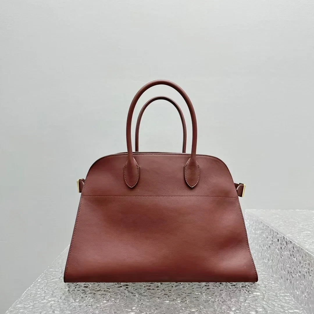 Alta qualidade margaux 15 bolsa de couro bolsa de ombro margaux15 macio couro genuíno grande capacidade camurça sacola