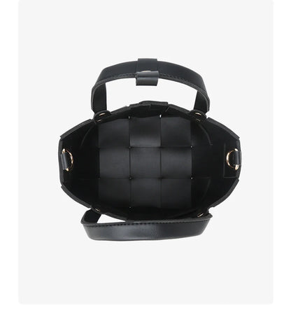 Bolsa tote pequena de tecido para mulheres com bolsa de couro vegano artesanal bolsa de ombro alça superior bolsa crossbody bolsas