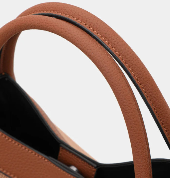Aidrani 2025 Nova bolsa feminina retrô xadrez, bolsa de luxo de grande capacidade, bolsa de couro genuíno de lona