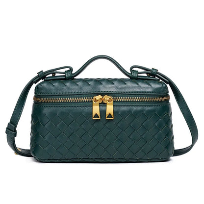 Bolsa feminina elegante e clássica inspirada na moda de Paris com pingente e logotipo vintage minimalista