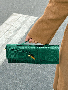 Saco borgonha cereja vermelho envelope vinho vermelho envelope de luxo nova bolsa moda europeia e americana crocodilo flip mão órgão b