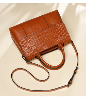 Bolsa de couro genuíno das mulheres crossbody designer luxo sacos ombro senhoras casual retro grande capacidade bolsa