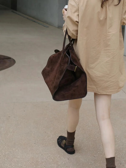 Alta qualidade margaux 15 bolsa de couro bolsa de ombro margaux15 macio couro genuíno grande capacidade camurça sacola