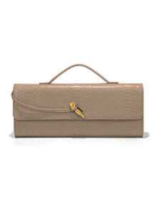 Saco borgonha cereja vermelho envelope vinho vermelho envelope de luxo nova bolsa moda europeia e americana crocodilo flip mão órgão b