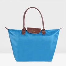 Bolsa de compras esportiva de nylon, bolsa de ombro único, à prova d'água, armazenamento versátil, fecho com zíper, bolso para celular