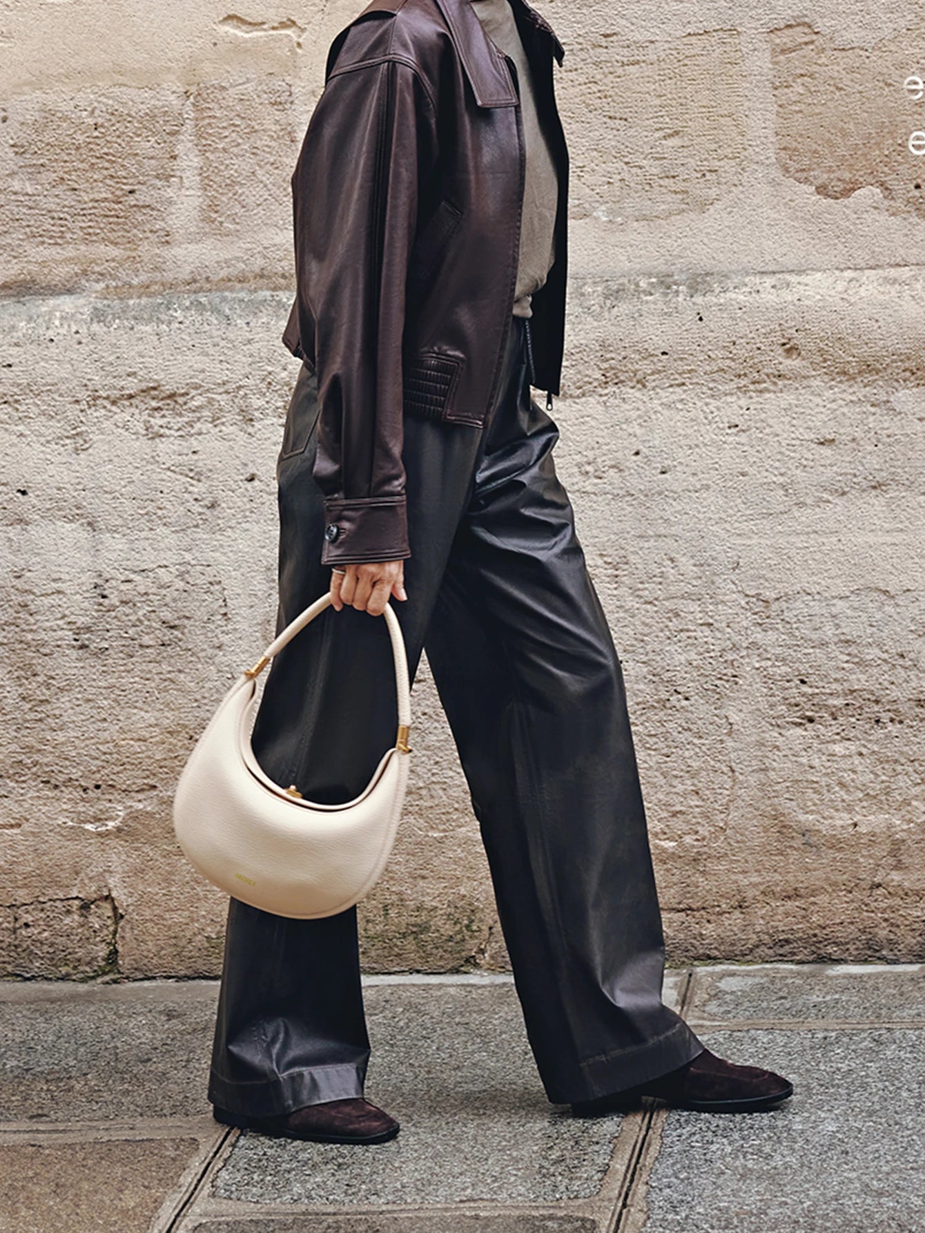 Bolsa crescente de pinho versátil, fresca e casual, elegante e luxuosa bolsa de axila de um ombro