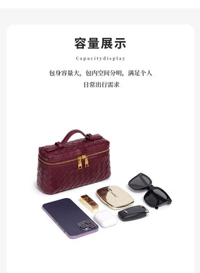 Bolsa feminina elegante e clássica inspirada na moda de Paris com pingente e logotipo vintage minimalista