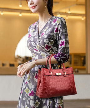 Famosa marca senhoras bolsas de alta qualidade crocodilo listra três sacos principais designer crossbody bolsa ombro para as mulheres sacola