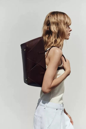 Bolsa de compras de tecido longo, bolsa tote elegante com alça superior, bolsa de ombro simples de cor sólida, bolsas femininas design de luxo
