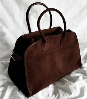 Vintage Faux Suede As sacolas para mulheres Bolsas de designer de luxo e bolsas 2024 Novo em couro PU Alça superior Grande capacidade Bolsa de ombro nas axilas alta qualidade Frete grátis
