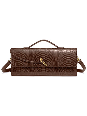 Saco borgonha cereja vermelho envelope vinho vermelho envelope de luxo nova bolsa moda europeia e americana crocodilo flip mão órgão b