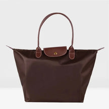 Bolsa de compras esportiva de nylon, bolsa de ombro único, à prova d'água, armazenamento versátil, fecho com zíper, bolso para celular