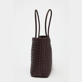ELONGATED WOVEN SHOPPER BAG Moda alça superior sacola, bolsas de ombro femininas design de luxo para estilo diário