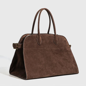 Vintage Faux Suede As sacolas para mulheres Bolsas de designer de luxo e bolsas 2024 Novo em couro PU Alça superior Grande capacidade Bolsa de ombro nas axilas alta qualidade Frete grátis