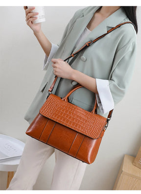 Bolsa de couro genuíno das mulheres crossbody designer luxo sacos ombro senhoras casual retro grande capacidade bolsa