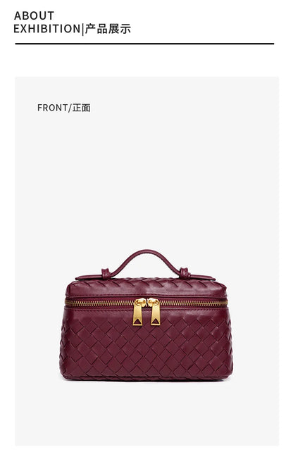 Bolsa feminina elegante e clássica inspirada na moda de Paris com pingente e logotipo vintage minimalista
