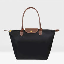 Bolsa de compras esportiva de nylon, bolsa de ombro único, à prova d'água, armazenamento versátil, fecho com zíper, bolso para celular
