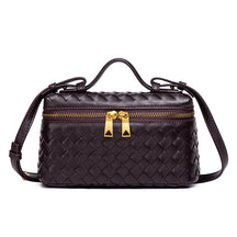Bolsa feminina elegante e clássica inspirada na moda de Paris com pingente e logotipo vintage minimalista