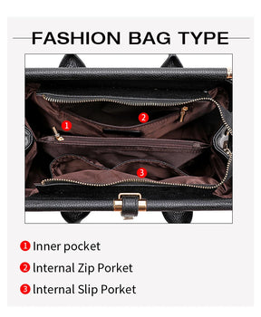 Bolsa feminina de couro genuíno Aidrani, bolsa de couro de vaca com padrão de crocodilo de grande capacidade, preta