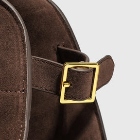 Vintage Faux Suede As sacolas para mulheres Bolsas de designer de luxo e bolsas 2024 Novo em couro PU Alça superior Grande capacidade Bolsa de ombro nas axilas alta qualidade Frete grátis